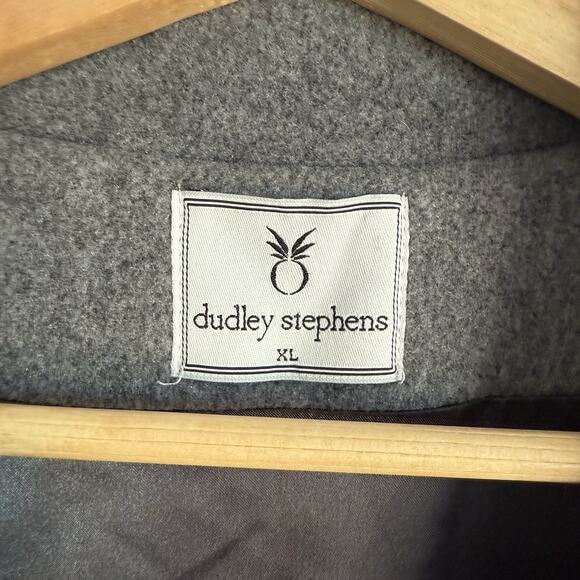 DUDLEY STEPHENS Pacific Vest Gray XL Sleeveless Longline Fleece Layering Jacket - Picture 8 of 12